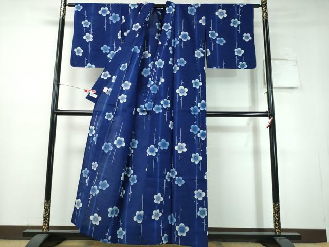 平和屋着物∴夏物 浴衣 枝梅文 やまと誂製 綿 逸品 CABH1490ng