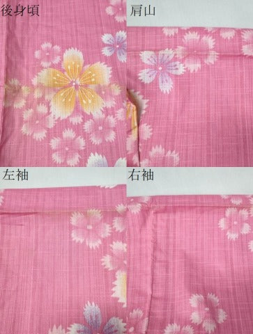 平和屋着物∴夏物 浴衣 撫子 綿 逸品 未使用 CABH1537ng