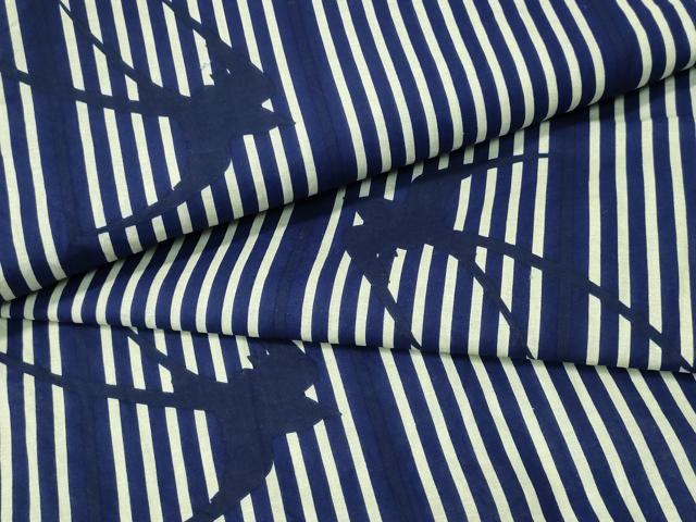 平和屋着物∴夏物 浴衣 燕 縞 綿 逸品 CABH1540ng
