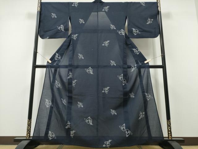 平和屋着物∴夏物 浴衣 綿麻紅梅 椿 綿麻 逸品 CABH1573ng