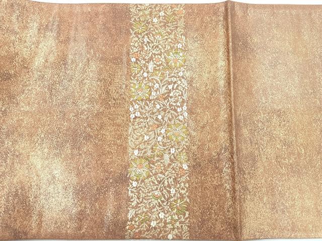 平和屋着物◎太鼓柄袋帯 手織 土耳古献上紋 正絹 逸品 CABH1701nb