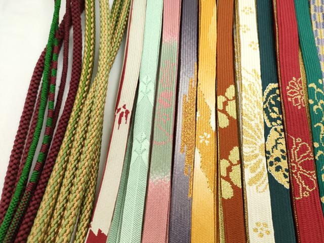 平和屋着物●和装小物 帯締め20本セット 高麗組 亀甲組 笹浪組 金銀糸 未使用あり 逸品 CABH2026ju