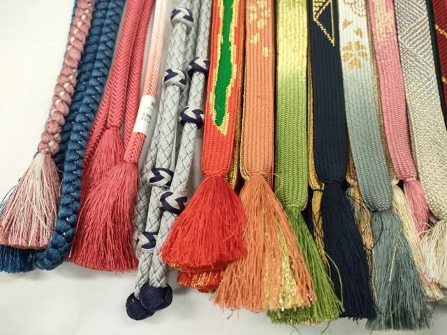 平和屋着物●和装小物 帯締め20本セット 高麗組 内記組 冠組 笹浪組 奈良組 鎌倉組 礼装用 金糸 未使用あり 逸品 CABH2033ju