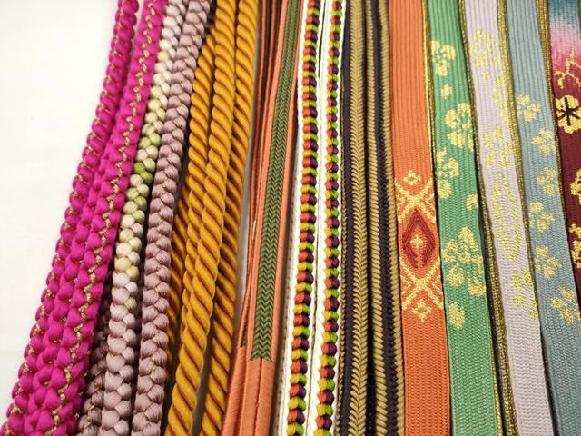 平和屋着物●和装小物 帯締め20本セット 高麗組 畝打組 冠組 唐組 笹浪組 礼装用 金糸 未使用あり 逸品 CABH2037ju