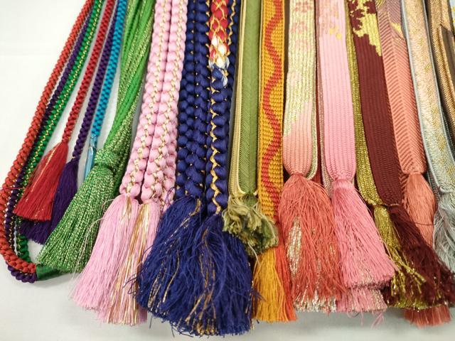 平和屋着物●和装小物 帯締め20本セット 高麗組 冠組 笹浪組 大和組 振袖用 金銀糸 未使用あり 逸品 CABH2048ju