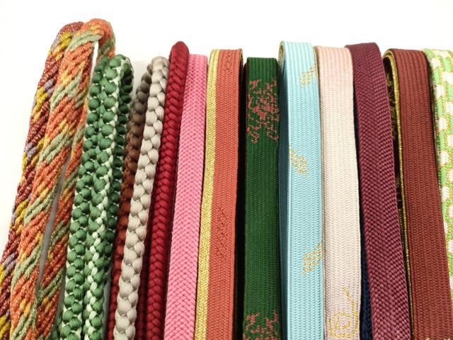 平和屋着物●和装小物 帯締め20本セット 高麗組 亀甲組 唐組 奈良組 振袖用 金糸 未使用あり 逸品 CABH2075ju