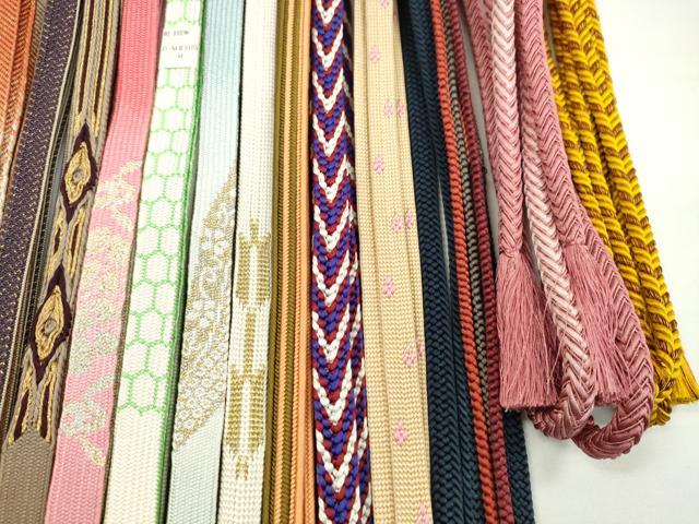 平和屋着物●和装小物 帯締め20本セット 高麗組 畝打組 笹浪組 礼装用 金銀糸 未使用あり 逸品 CABH2083ju