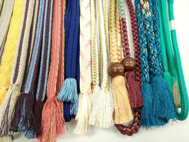 平和屋着物●和装小物 帯締め20本セット 高麗組 冠組 笹浪組 奈良組 礼装用 丸組 金糸 未使用あり 逸品 CABH2087ju