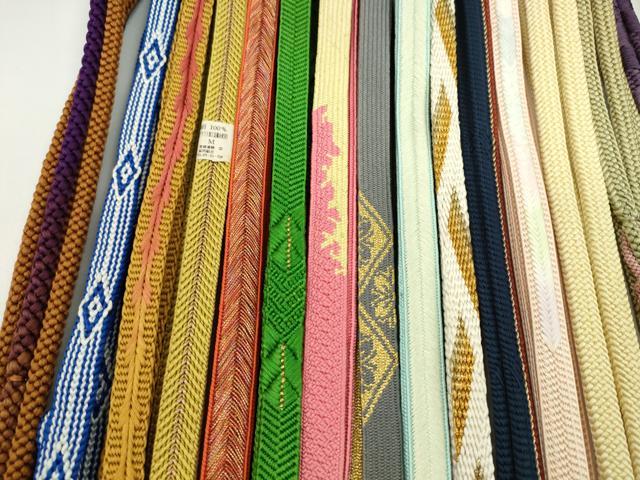 平和屋着物●和装小物 帯締め20本セット 高麗組 奈良組 笹浪組 大和組 鴨川組 金糸 長尺あり 未使用あり 逸品 CABH2088ju