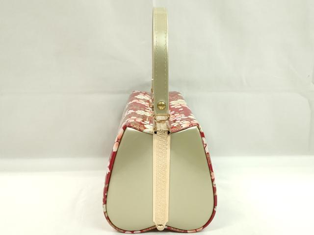 平和屋着物▼和装小物 和装バッグ ハンドバッグ 枝桜 振袖 金彩 逸品 CABH2164ju