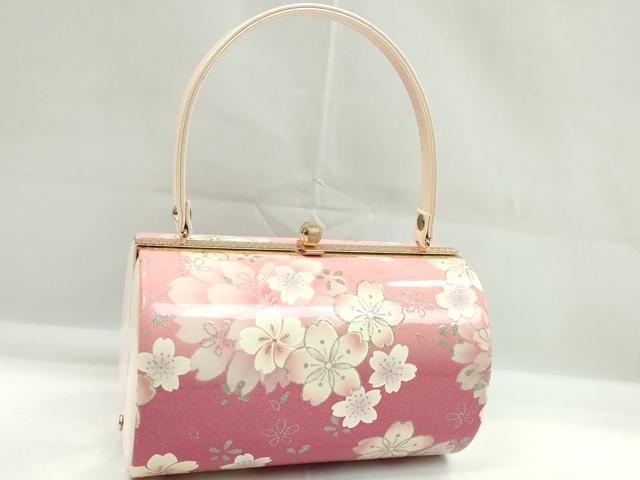 平和屋着物▼和装小物 和装バッグ ハンドバッグ 舞花文 振袖 銀彩 逸品 CABH2165ju