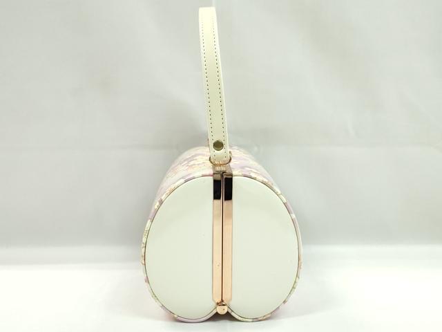 平和屋着物▼和装小物 和装バッグ ハンドバッグ 舞桜斜線文 MICHELE MARTUCCI 振袖 金銀彩 逸品 CABH2170ju