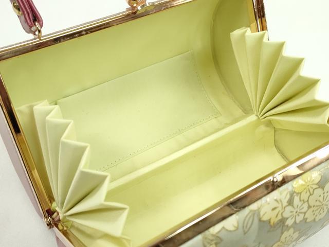 平和屋着物▼和装小物 和装バッグ ハンドバッグ 桜丸文 振袖 金彩 逸品 CABH2174ju