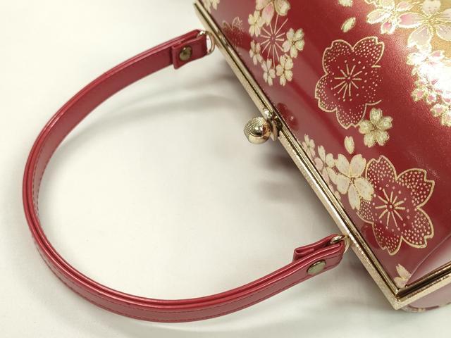 平和屋着物▼和装小物 和装バッグ ハンドバッグ 桜文 振袖 金彩 逸品 CABH2178ju