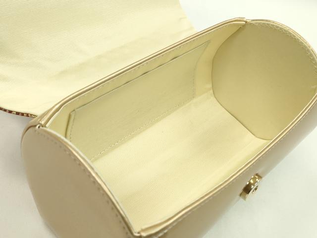 平和屋着物▼和装小物 和装バッグ ハンドバッグ 唐織 雪輪鹿の子花文 振袖 金糸 逸品 CABH2179ju