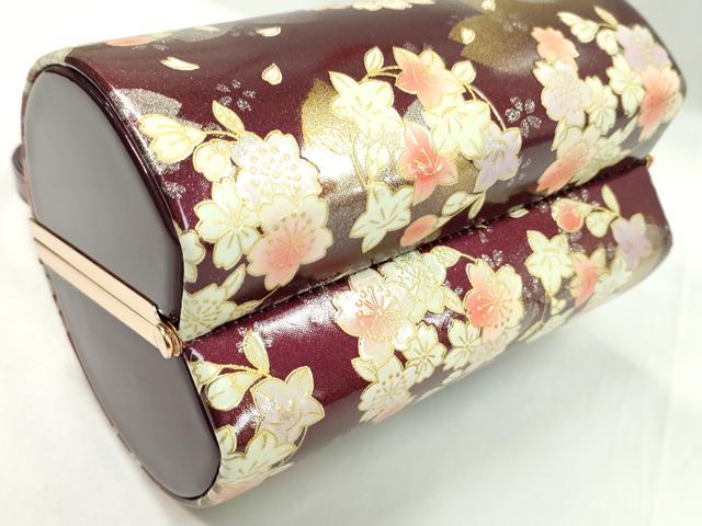 平和屋着物▼和装小物 和装バッグ ハンドバッグ 枝桜丸文 振袖 金銀彩 逸品 CABH2190ju