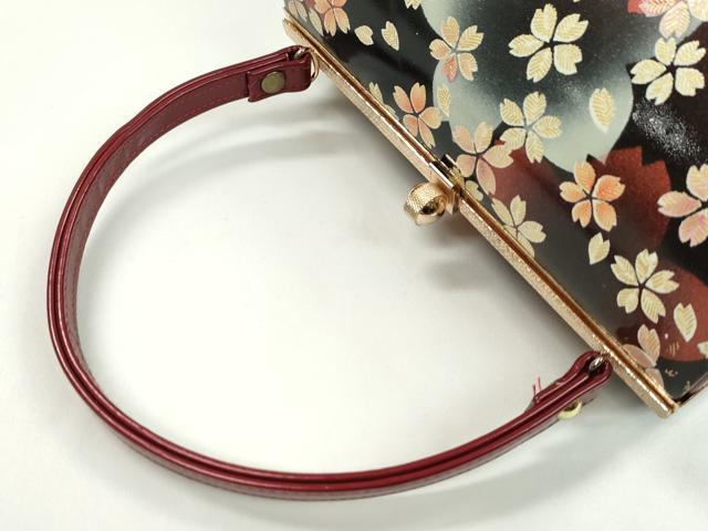 平和屋着物▼和装小物 和装バッグ ハンドバッグ 舞桜文 振袖 金彩 逸品 CABH2196ju