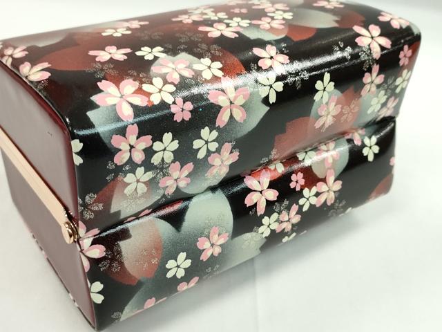 平和屋着物▼和装小物 和装バッグ ハンドバッグ 舞桜文 スクエア型 振袖 金銀彩 逸品 CABH2197ju