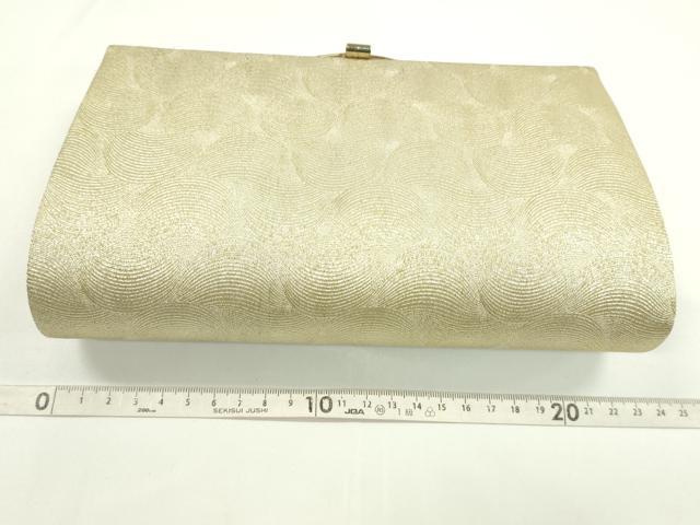 平和屋着物▼和装小物 和装バッグまとめて3点 ハンドバッグ 菱 吉祥文 礼装 金銀糸 逸品 CABH2209ju
