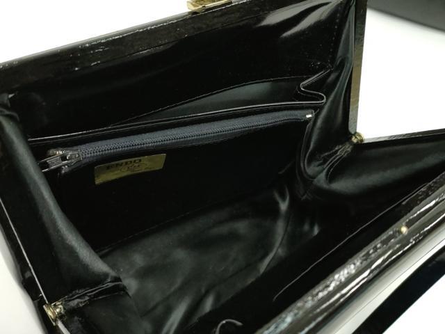 平和屋着物▼和装小物 ファッション小物 バッグまとめて4点 ハンドバッグ ハナエモリ ブラック フォーマル 本皮 逸品 CABH2273ju