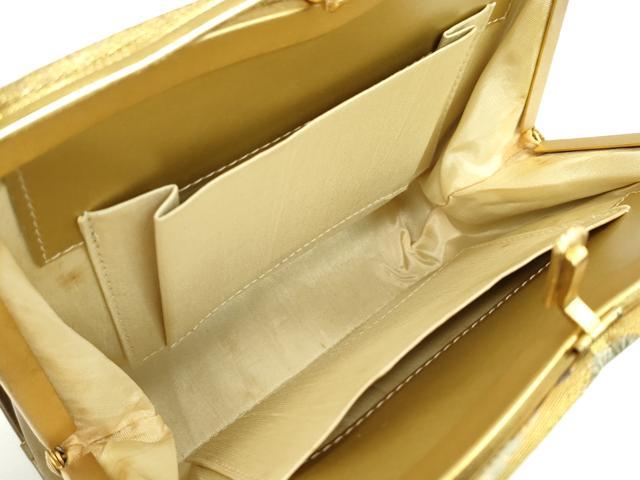 平和屋着物▼和装小物 和装バッグまとめて2点 ハンドバッグ 流水松文 遠山文 金銀糸 逸品 CABH2297ju