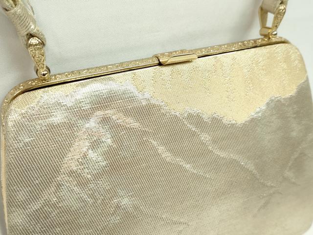 平和屋着物▼和装小物 和装バッグまとめて2点 ハンドバッグ 流水松文 遠山文 金銀糸 逸品 CABH2297ju