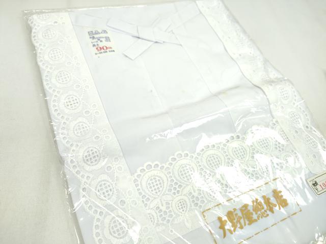 平和屋着物▼和装小物 割烹着まとめて4点 刺繍 レース 白 85cm 90cm 逸品 未使用 CABH2310ju