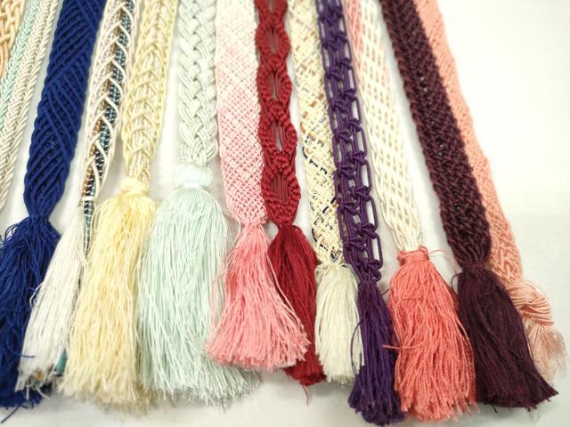 平和屋着物*夏物 和装小物 帯締め20本セット レース織 金銀糸 逸品 CABH2317ju