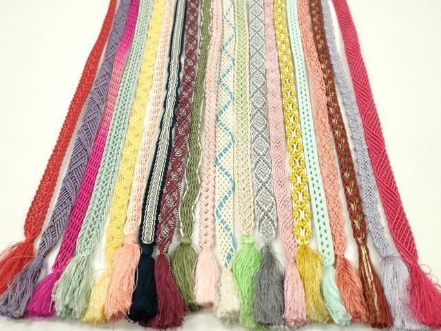 平和屋着物*夏物 和装小物 帯締め20本セット レース織 金銀糸 逸品 CABH2319ju