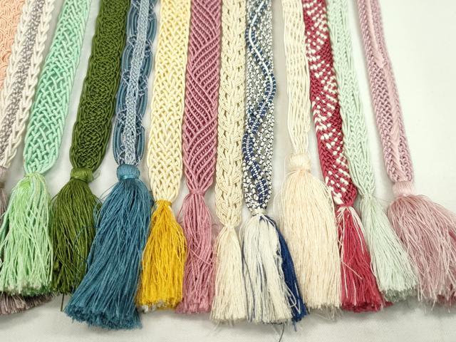 平和屋着物*夏物 和装小物 帯締め20本セット レース織 金糸 逸品 CABH2325ju
