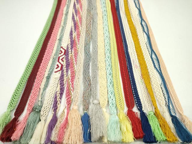平和屋着物*夏物 和装小物 帯締め20本セット レース織 金銀糸 長尺あり 逸品 CABH2328ju