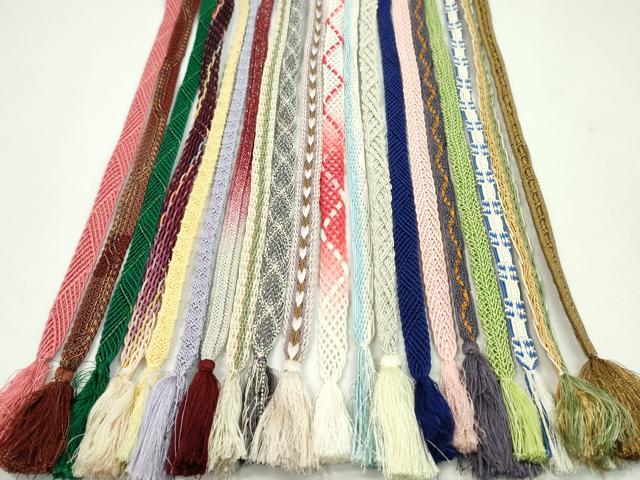 平和屋着物*夏物 和装小物 帯締め20本セット レース織 金銀糸 逸品 CABH2330ju