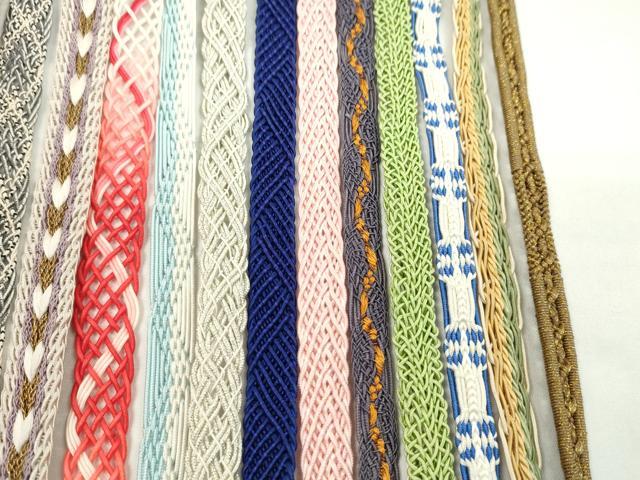 平和屋着物*夏物 和装小物 帯締め20本セット レース織 金銀糸 逸品 CABH2330ju