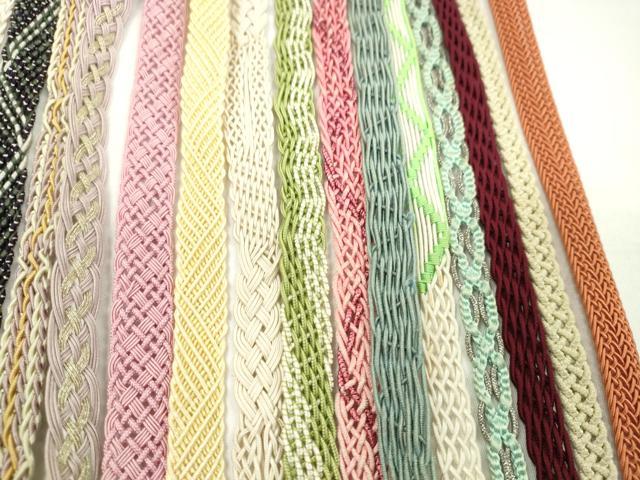 平和屋着物*夏物 和装小物 帯締め20本セット レース織 金銀糸 逸品 CABH2341ju