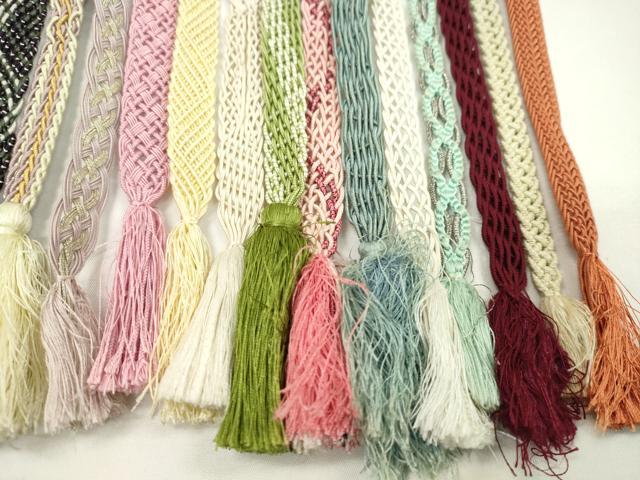 平和屋着物*夏物 和装小物 帯締め20本セット レース織 金銀糸 逸品 CABH2341ju