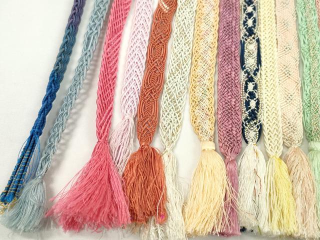 平和屋着物*夏物 和装小物 帯締め20本セット レース織 金糸 逸品 CABH2342ju