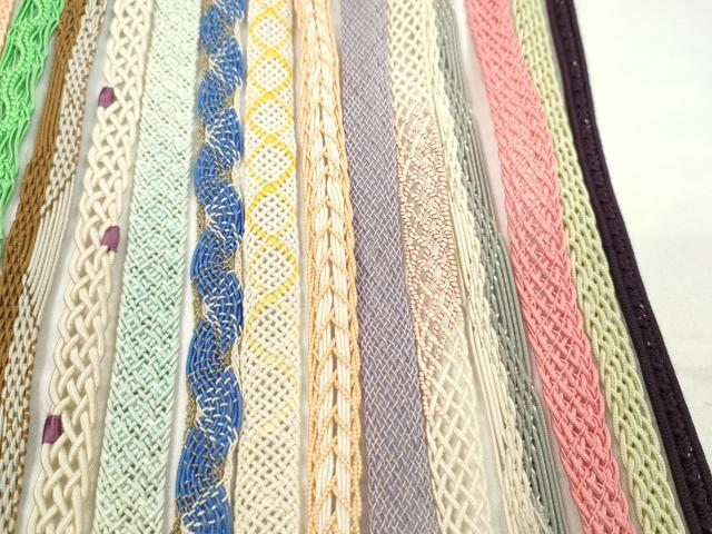 平和屋着物*夏物 和装小物 帯締め20本セット レース織 金糸 逸品 CABH2344ju