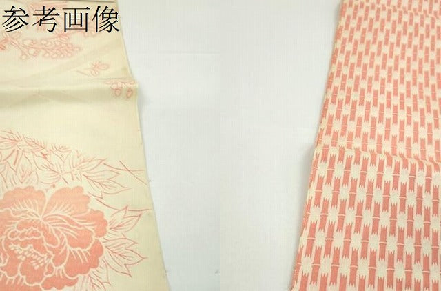 平和屋着物▼和装小物 羽裏まとめて5点 草花文 竹 亀甲花文 そごう扱い 東急百貨店扱いなど 全て正絹 逸品 未使用 CABH2351ju