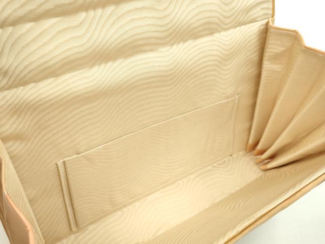 平和屋着物▼和装小物 和装バッグまとめて3点 ハンドバッグ 結城紬 花文 礼装 銀糸 逸品 CABH2367ju