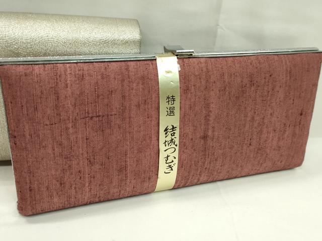 平和屋着物▼和装小物 和装バッグまとめて3点 ハンドバッグ 結城紬 花文 礼装 銀糸 逸品 CABH2367ju