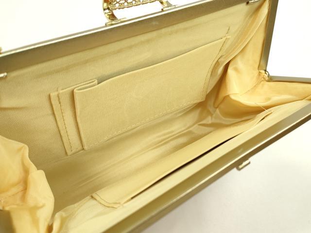 平和屋着物▼和装小物 和装バッグまとめて3点 ハンドバッグ 流水文 舞花文 礼装 金銀糸 逸品 CABH2368ju