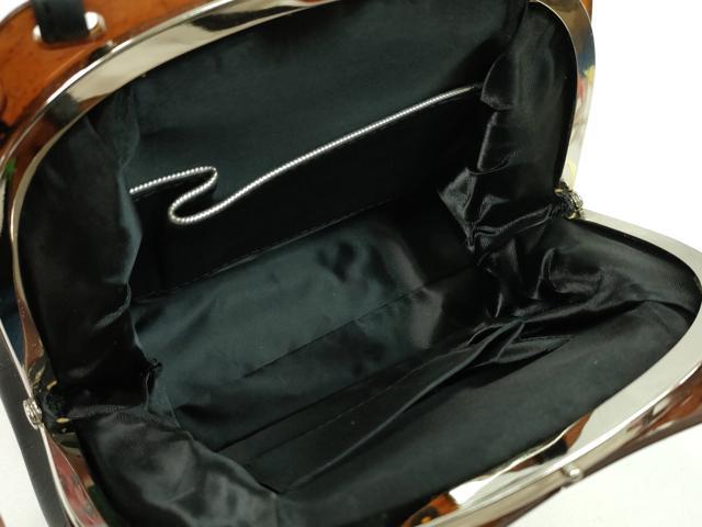 平和屋着物▼和装小物 和装バッグまとめて3点 ハンドバッグ 型染め 縮緬 紬地 鞠 草花文 逸品 CABH2372ju