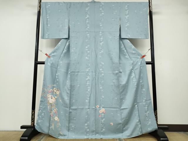 平和屋着物●訪問着 作家物 兎雪輪花文 やまと誂製 正絹 逸品 CABH2410ut
