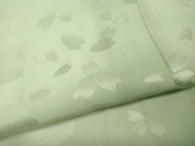 平和屋着物●長襦袢 袷 霞舞花文 暈し染め 正絹 逸品 CABH2419ut