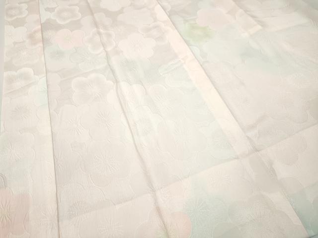 平和屋着物●長襦袢 無双仕立て 舞梅文 暈し染め 正絹 逸品 CABH2420ut