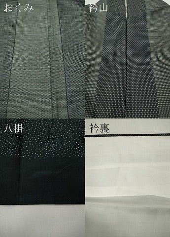 平和屋着物●本場大島紬 9マルキ 間道 正絹 逸品 CABH2445ut