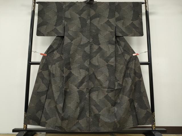 平和屋着物●本場大島紬 9マルキ 吉祥花文 正絹 逸品 CABH2466ut