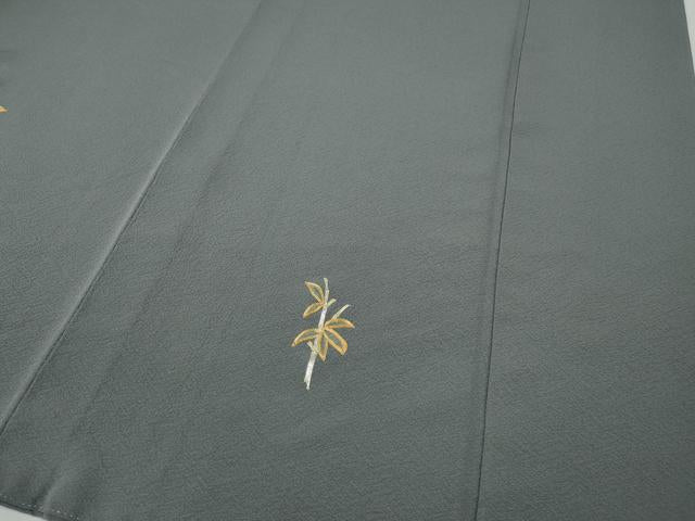 平和屋着物●訪問着 総刺繍 駒刺繍 笹竹文 健勝苑扱い 正絹 逸品 CABH2480ut