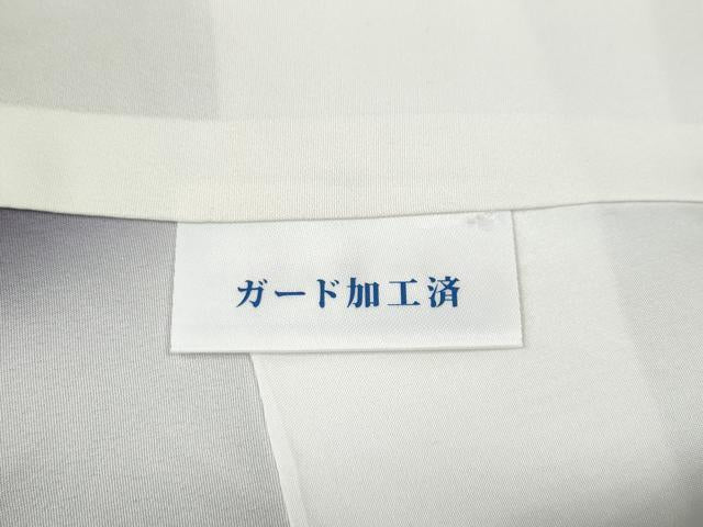 平和屋着物●人間国宝 初代 六谷梅軒(六谷紀久男)錐彫り 重要無形文化 財伊勢型紙 江戸小紋 蓑亀 正絹 逸品 CABH2490ut