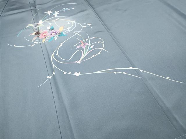 平和屋着物●訪問着 友禅 枝花文 蛍暈し 正絹 逸品 未使用 CABH2501ut